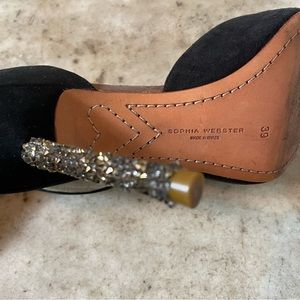Tie up jewel shoes